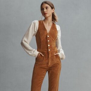 NWT Anthropologie Pilcro Corduroy Jumpsuit Size 6